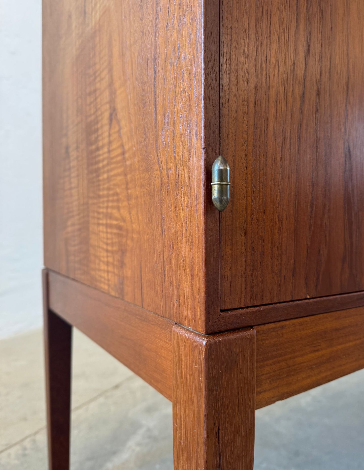 Danish Teak Media Cabinet with Bifold Doors - #A1701