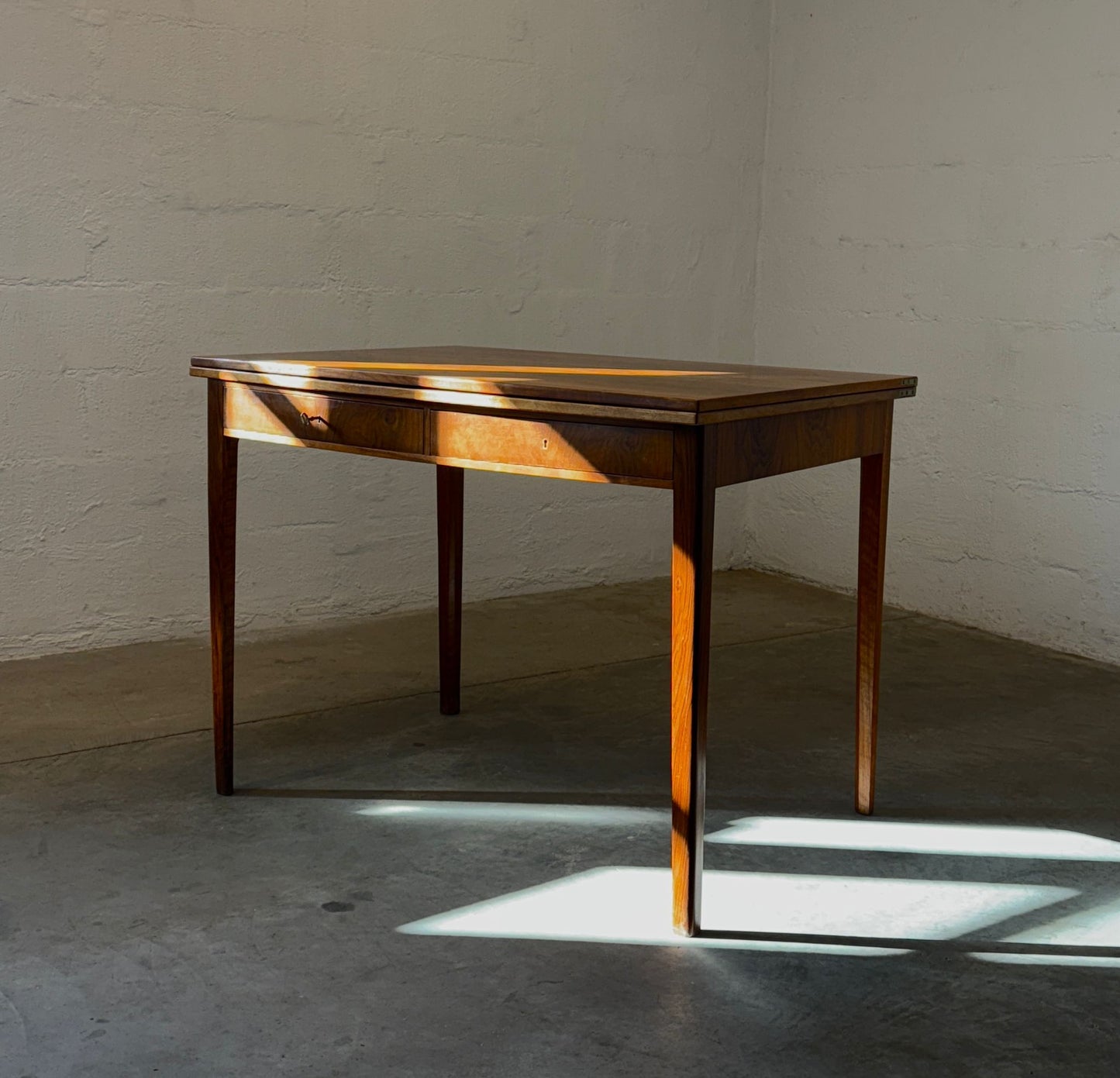 Danish Rosewood Flip-Top Dining Table / Desk or Vanity - #A1707