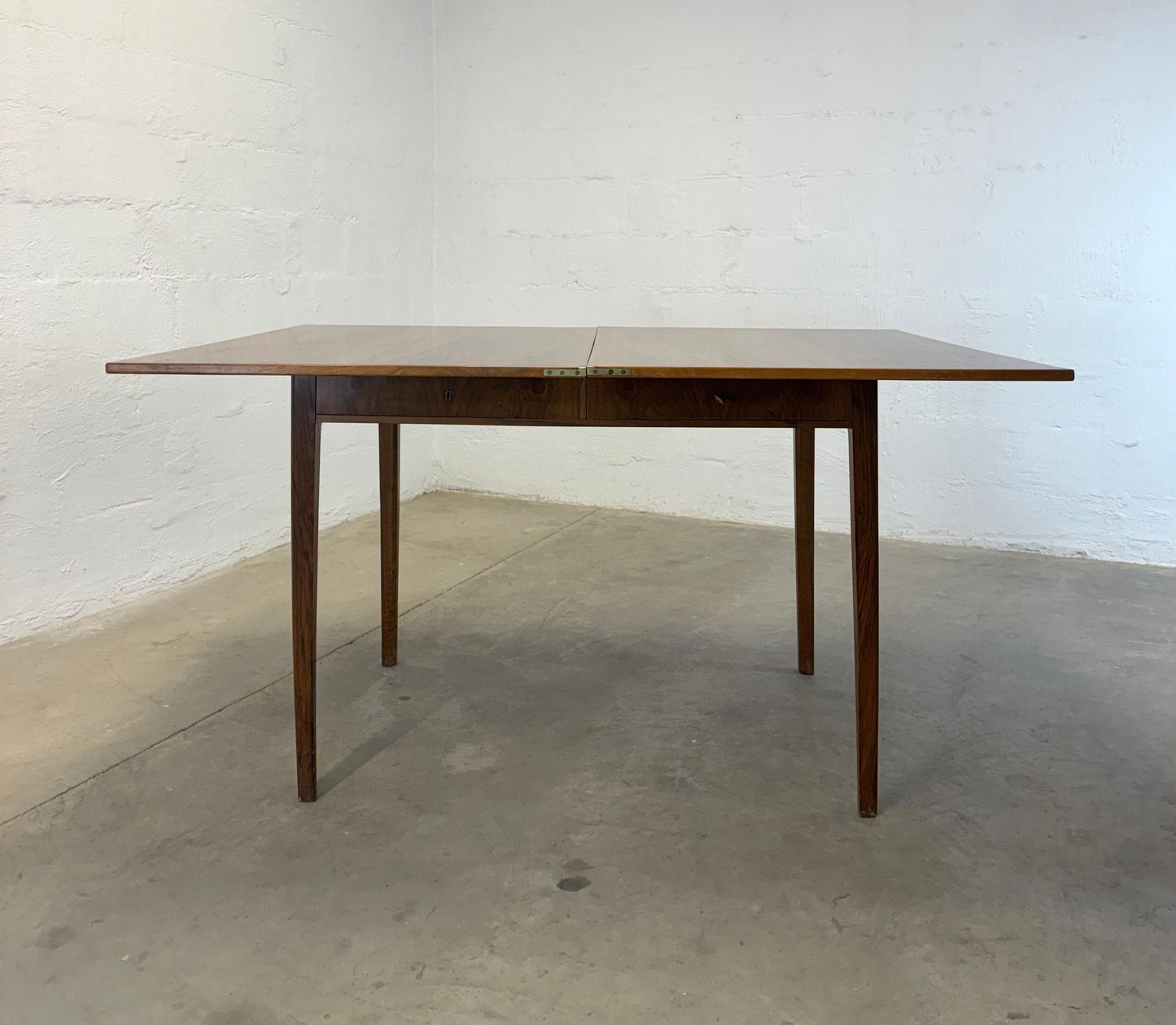 Danish Rosewood Flip-Top Dining Table / Desk or Vanity - #A1707