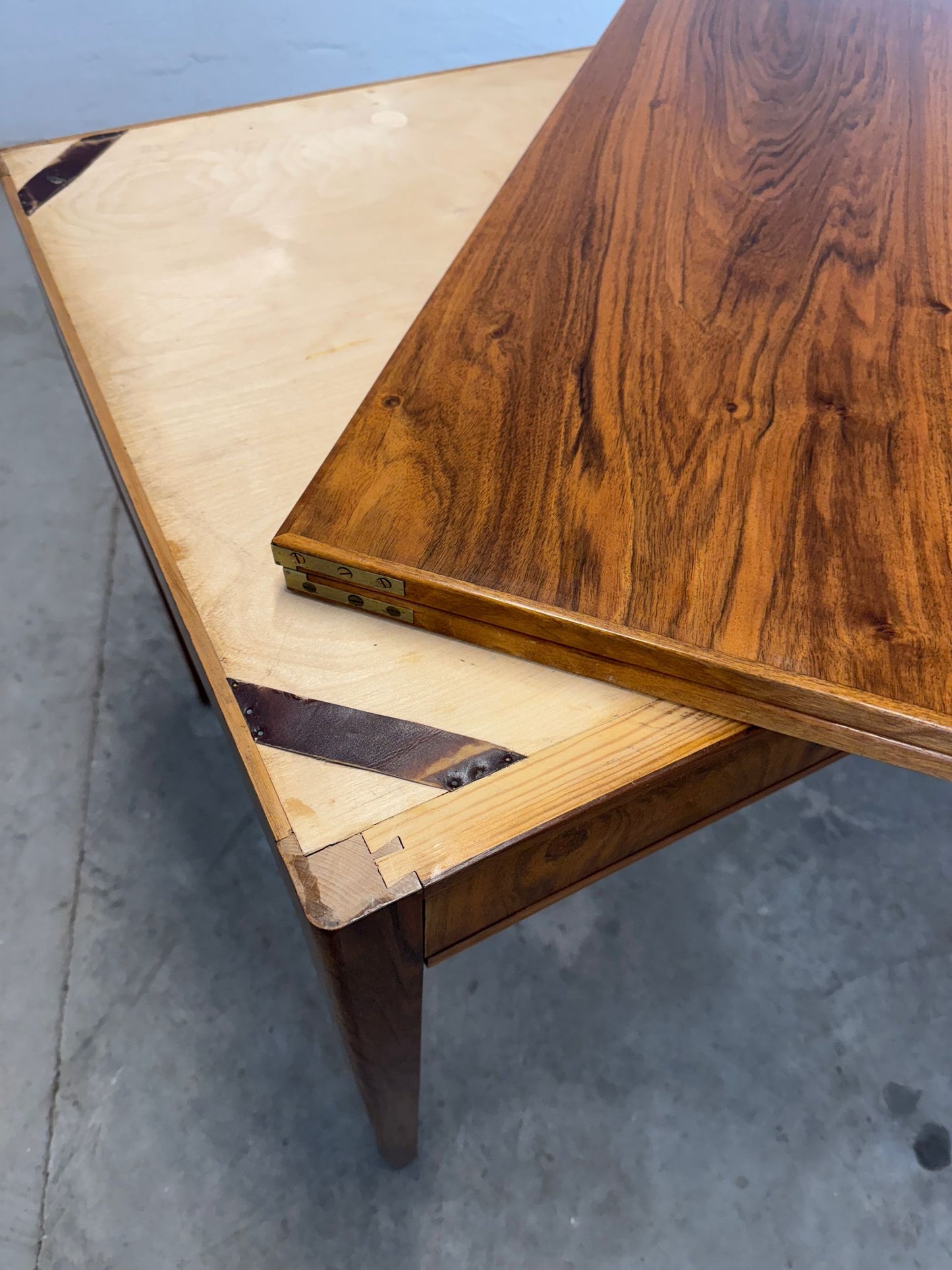 Danish Rosewood Flip-Top Dining Table / Desk or Vanity - #A1707
