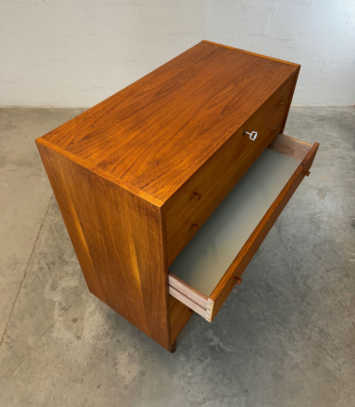 Domino Møbler Teak Six Drawer Dresser - #A1708