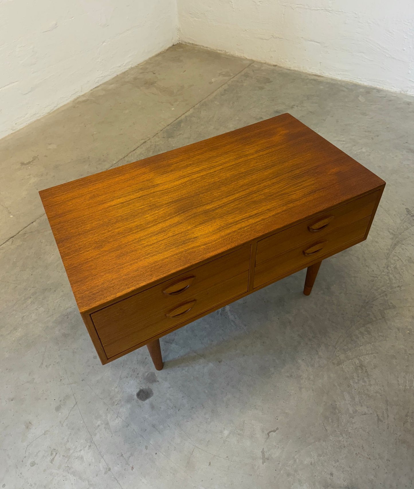 Feldballes Møbelfabrik Model #50 Teak TV Stand / Chest Designed by Kai Kristiansen - #A1715