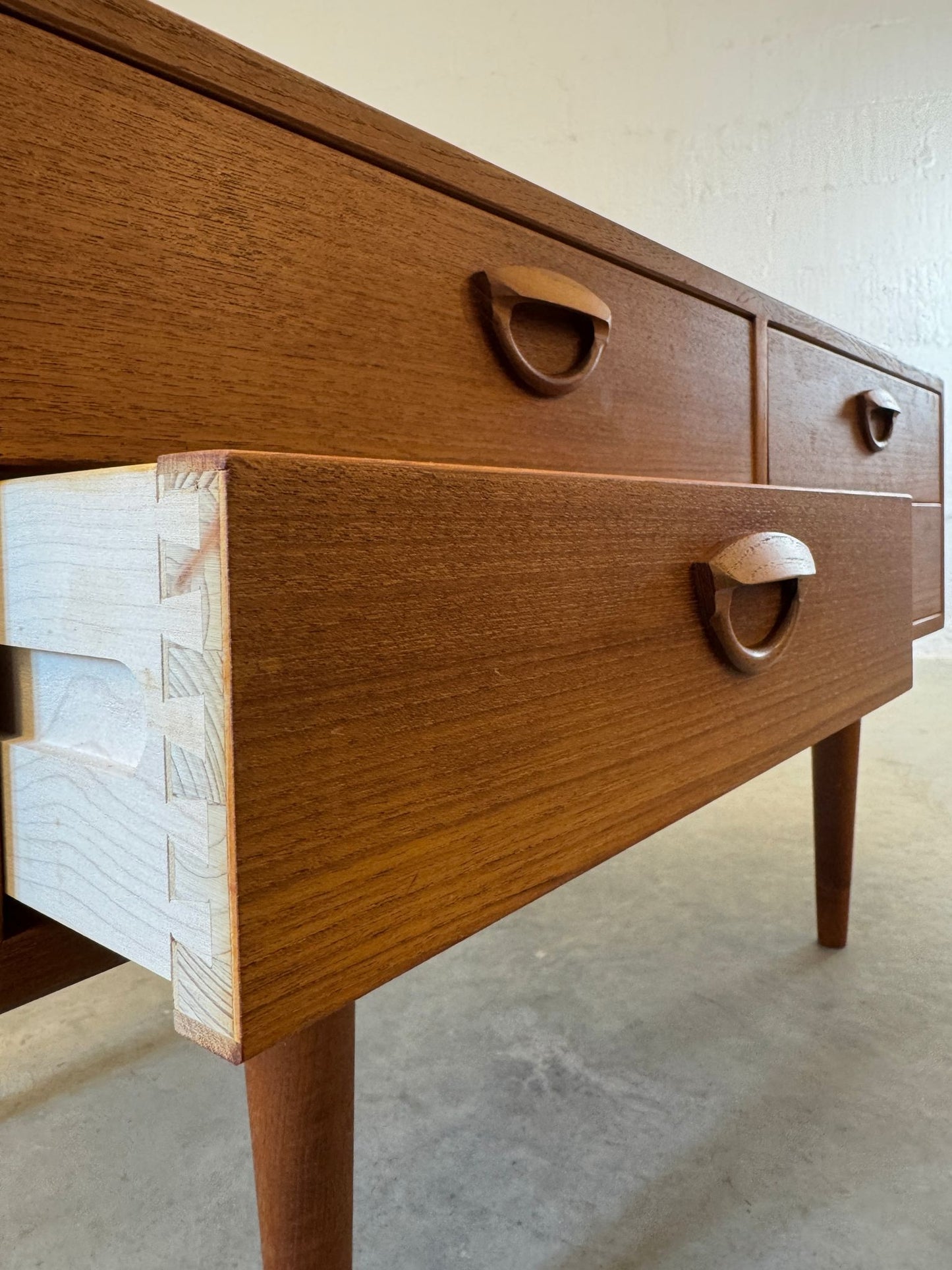 Feldballes Møbelfabrik Model #50 Teak TV Stand / Chest Designed by Kai Kristiansen - #A1715