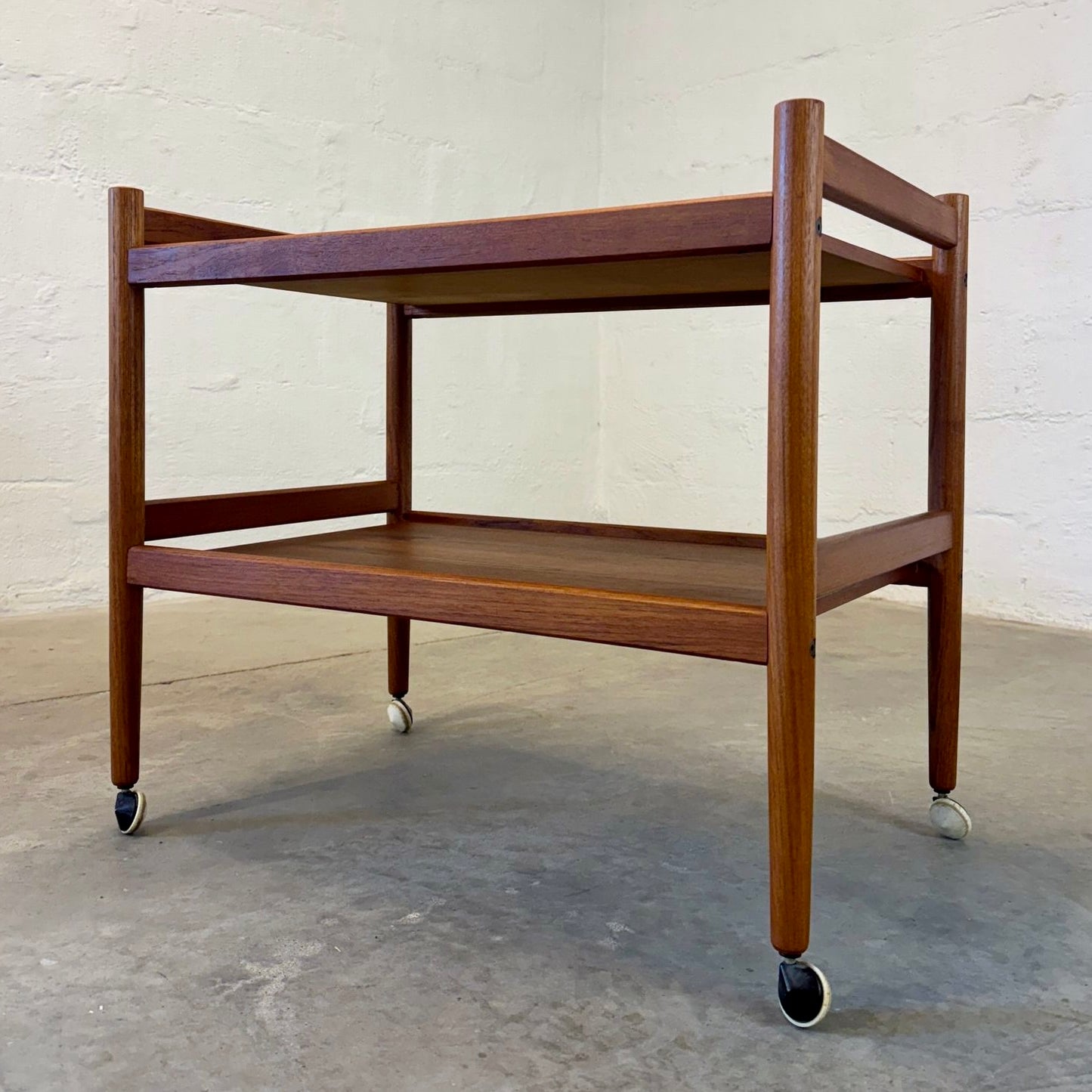 Danish Teak Bar Cart / Tea Cart - #A1727