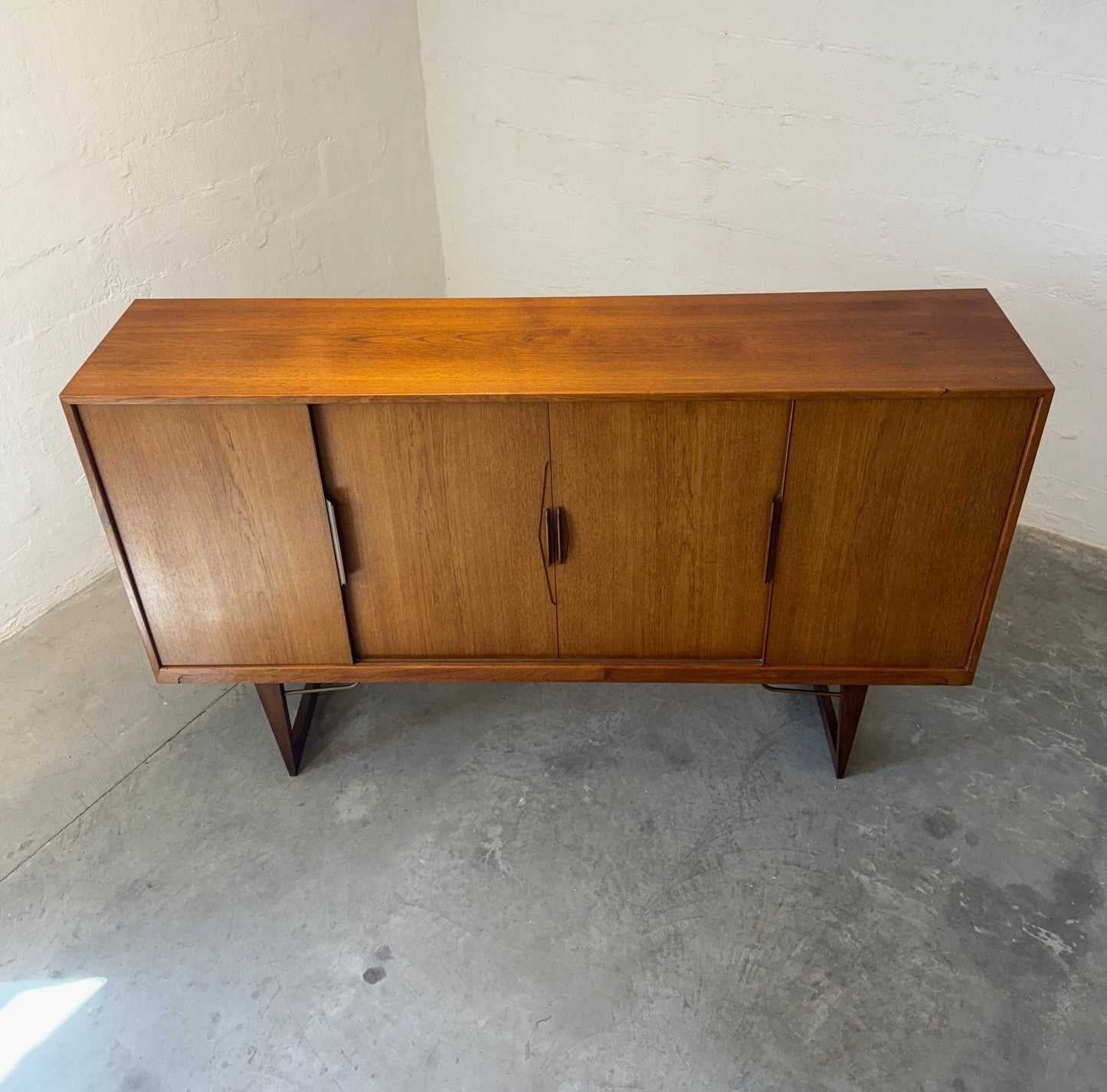 Danish Teak Tall Sideboard / Highboard - #A1735
