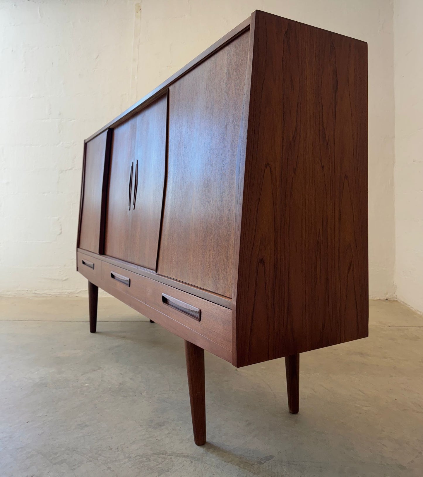 Danish Teak Tall Sideboard / Highboard - #A1744