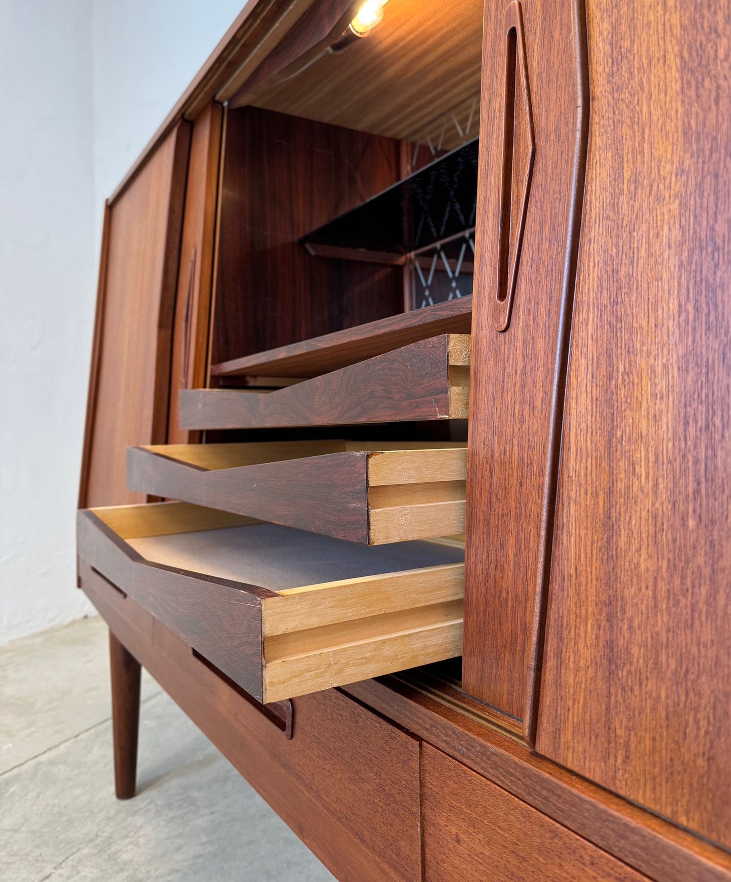 Danish Teak Tall Sideboard / Highboard - #A1744
