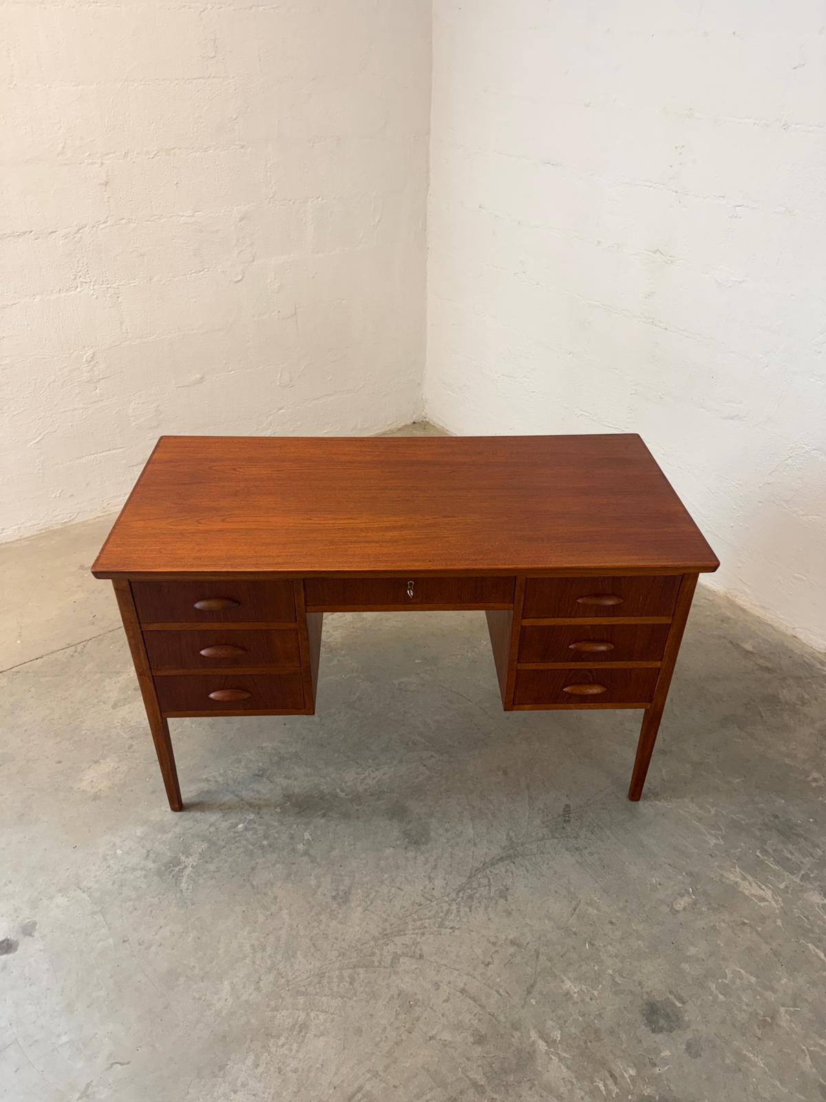 Danish Teak Desk - #A1763