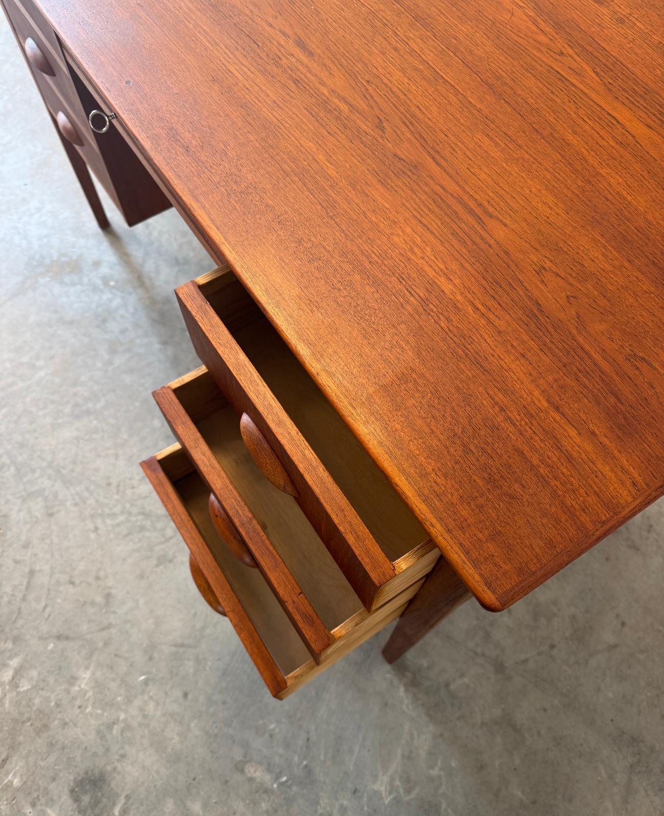 Danish Teak Desk - #A1763