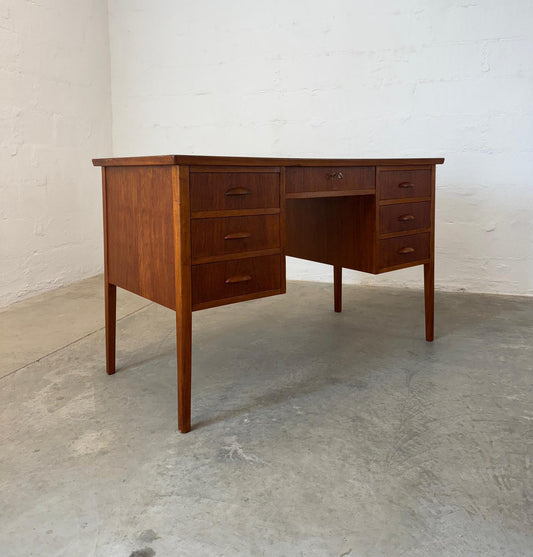 Danish Teak Writing Desk - #A1763-62A