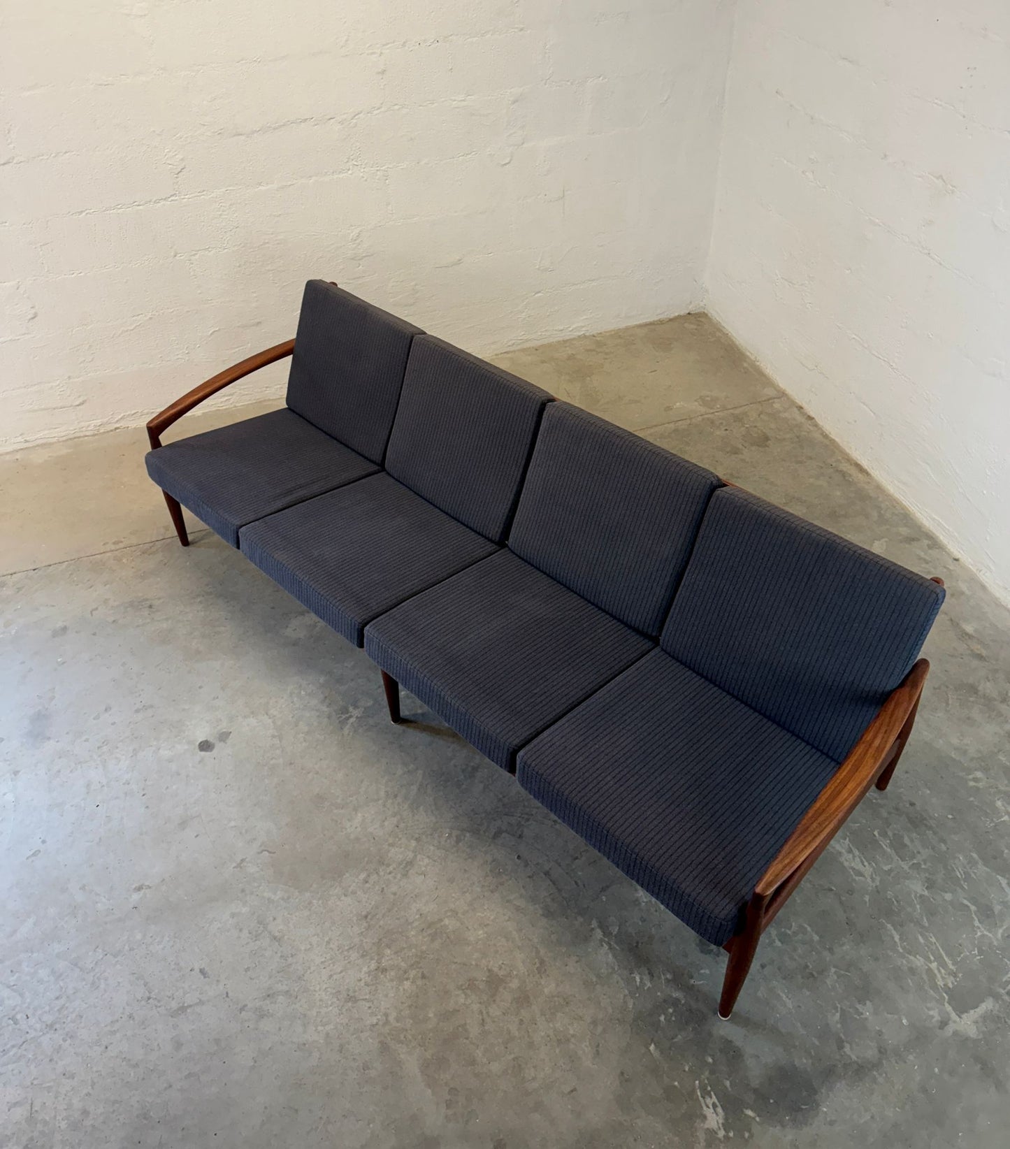 Magnus Olesen “Paperknife” 4 Seater Sofa, Model 121, Designed by Kai Kristiansen - #A2121