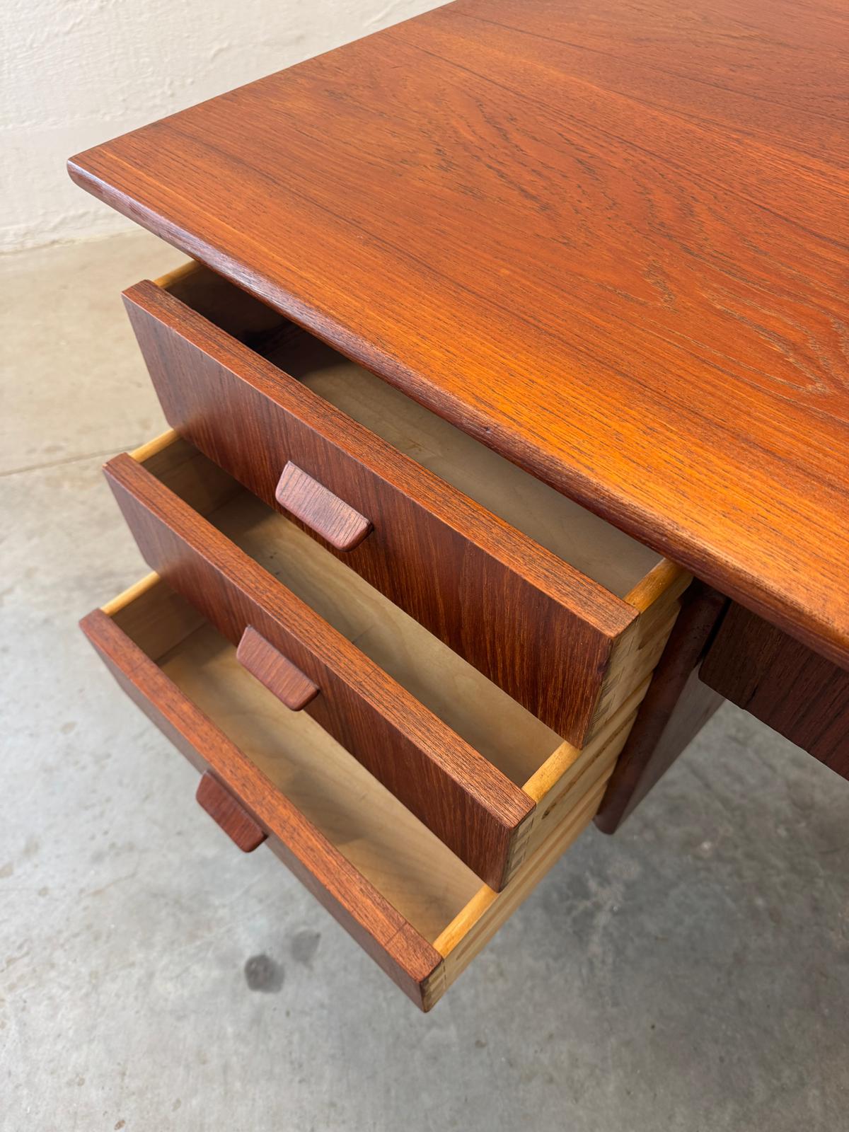 Danish Teak Writing Desk - #A2122