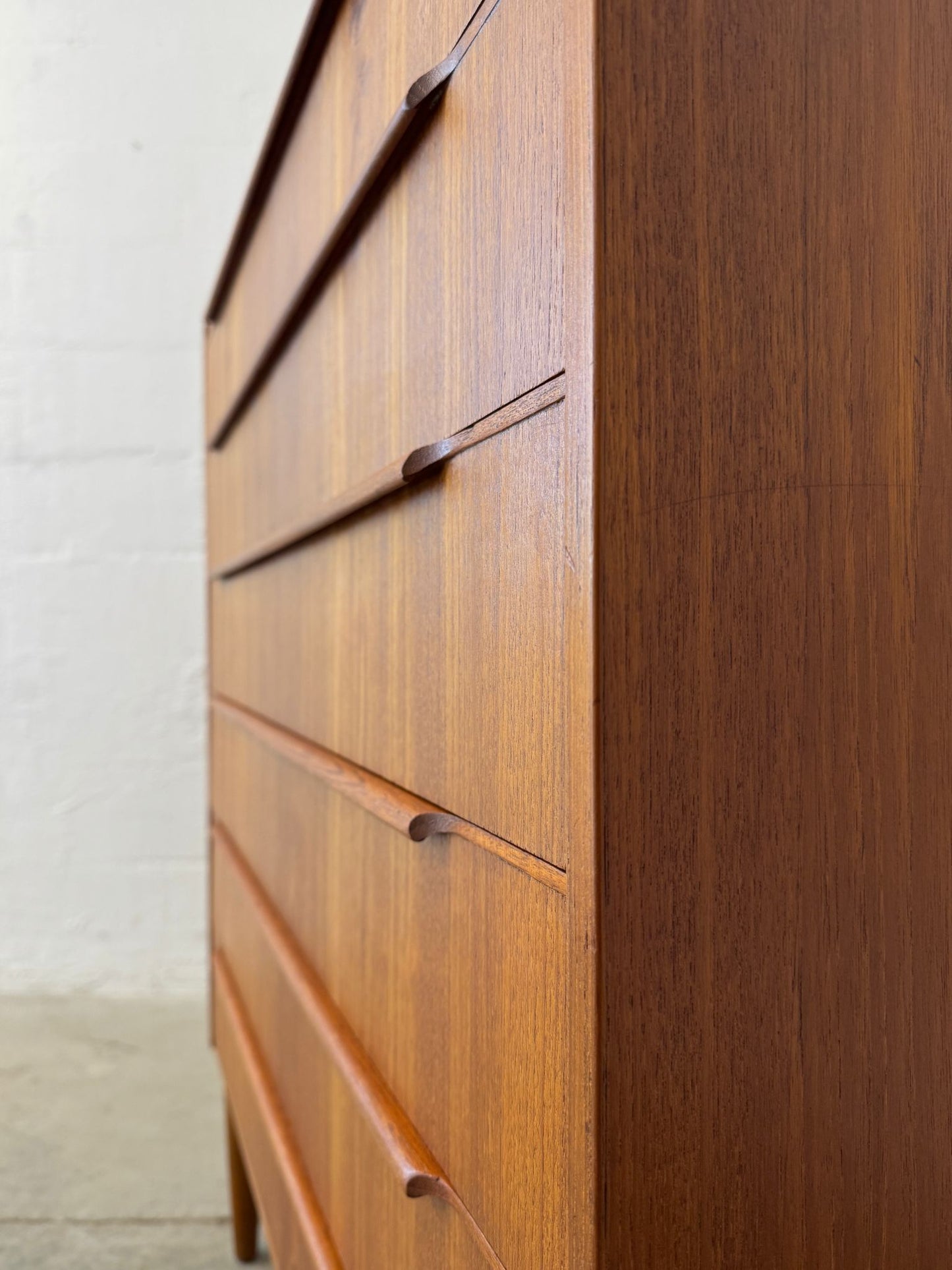 Danish Teak Six Drawer Dresser - #A2132