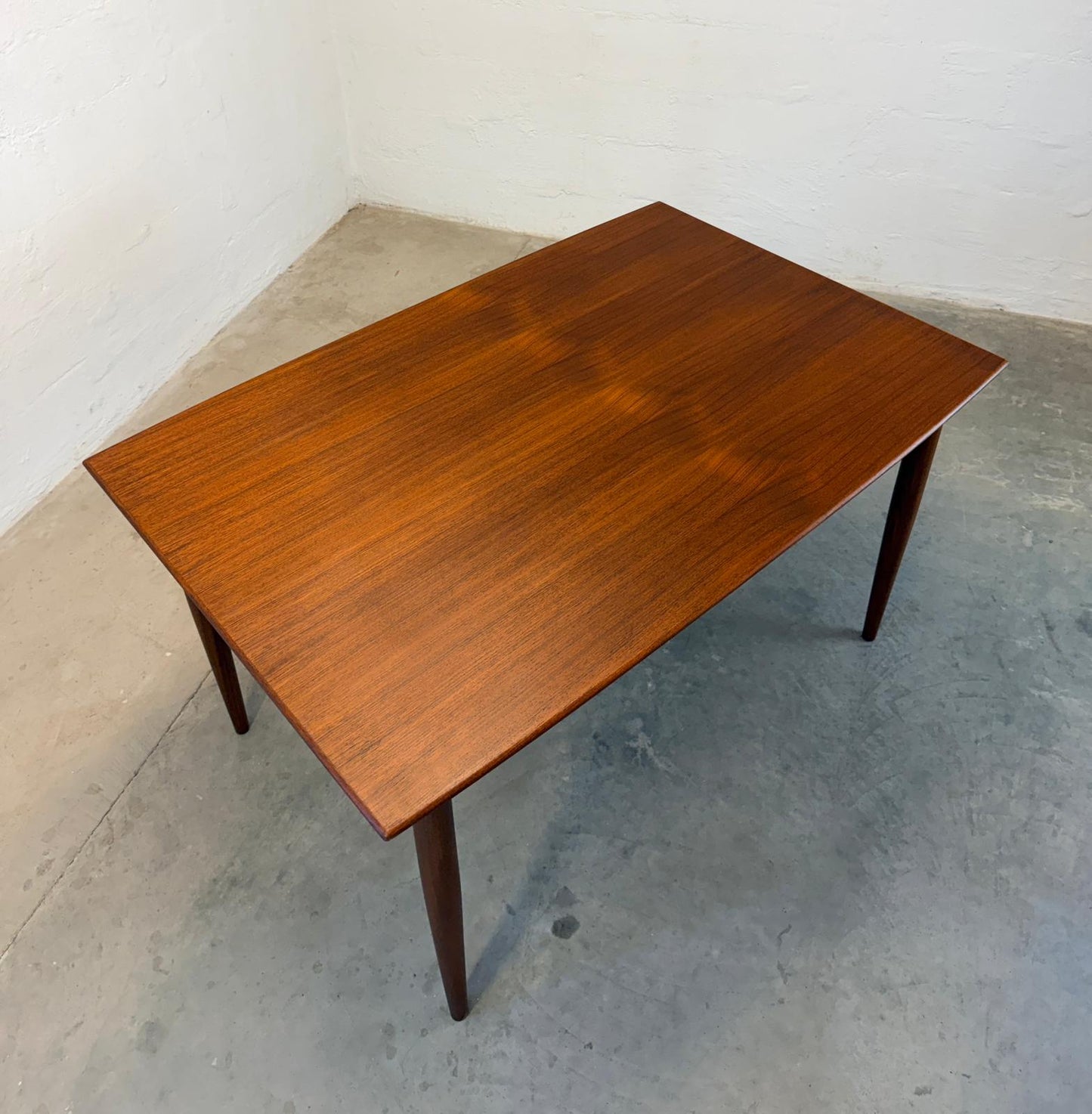 Danish Teak Draw Leaf Dining Table - #A2177