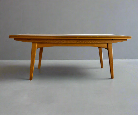 Danish Teak Convertible “Elevator Coffee Table / Dining Table - #A1512