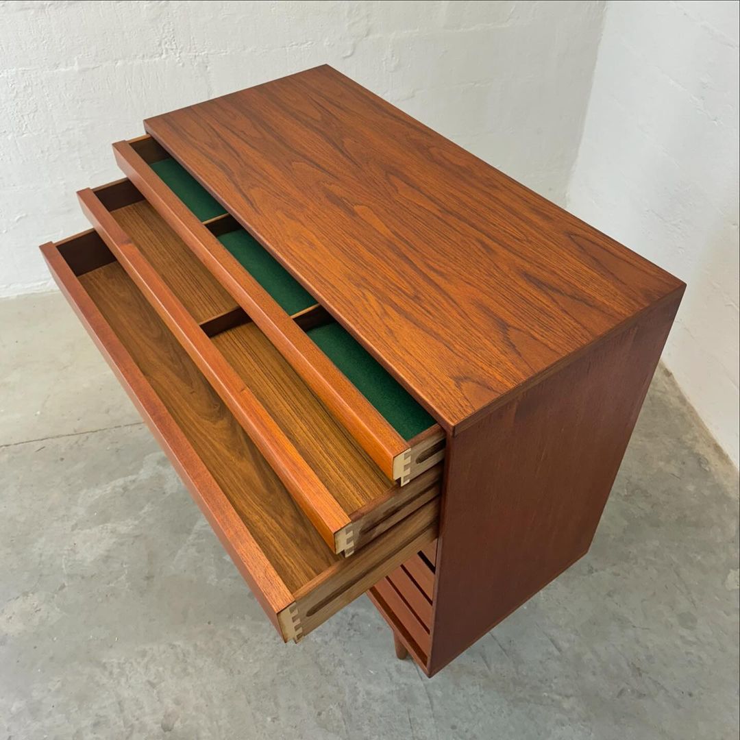 Danish Teak 7 Drawer Dresser - #A1527 - Attributed to Kai Kristiansen for Schou Andersen