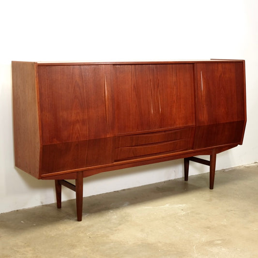 Danish Teak Highboard Designed by E.W. Bach  - #A1906