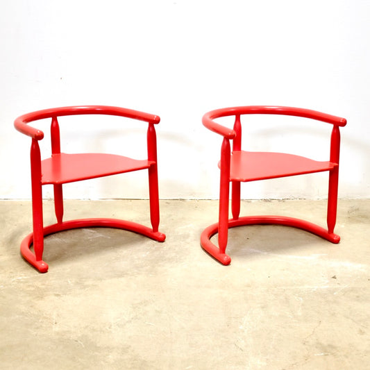 IKEA Pair of “Anna” Reversible Children’s Chairs Designed by Otto Nielsen - #A2207