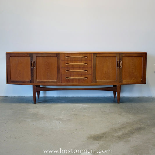 G-Plan "Fresco" 84" Teak Credenza - #A98