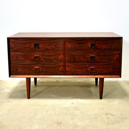 Brouer Møbelfabrik Rosewood Low Dresser / Chest of Drawers - #A1936