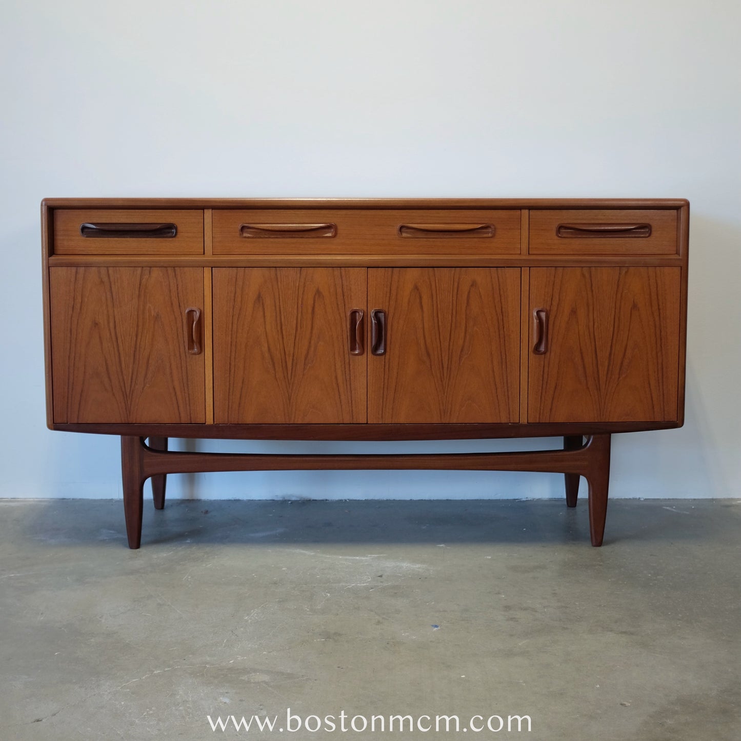 G-Plan "Fresco" Teak Credenza / Sideboard Designed by Victor B. Wilkins - #B84