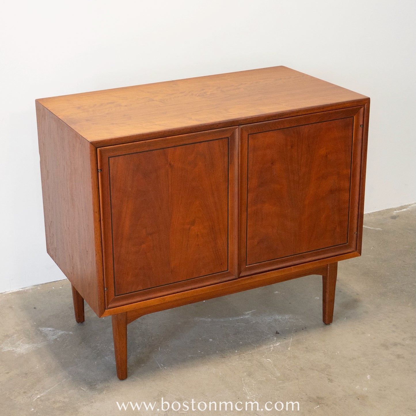 Drexel "Declaration" Walnut Record Cabinet - #A1495