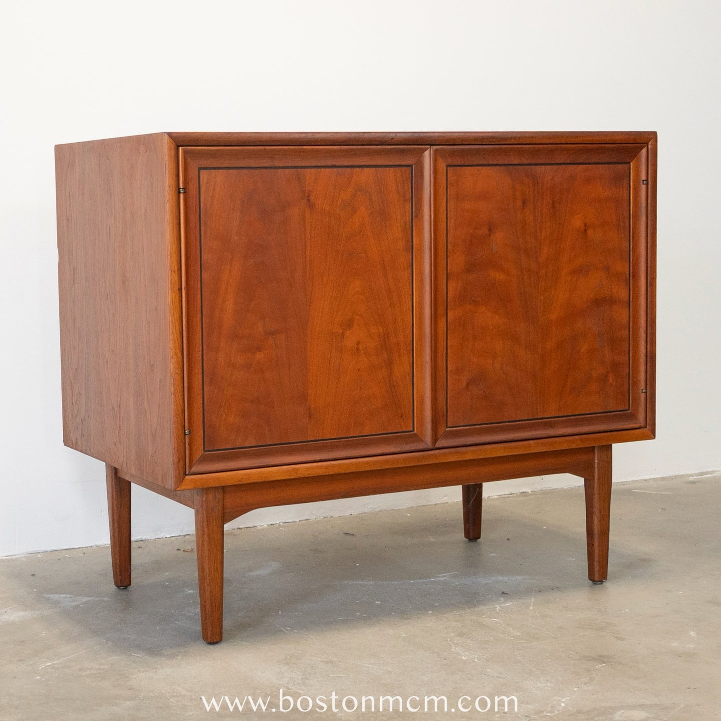 Drexel "Declaration" Walnut Record Cabinet - #A1495