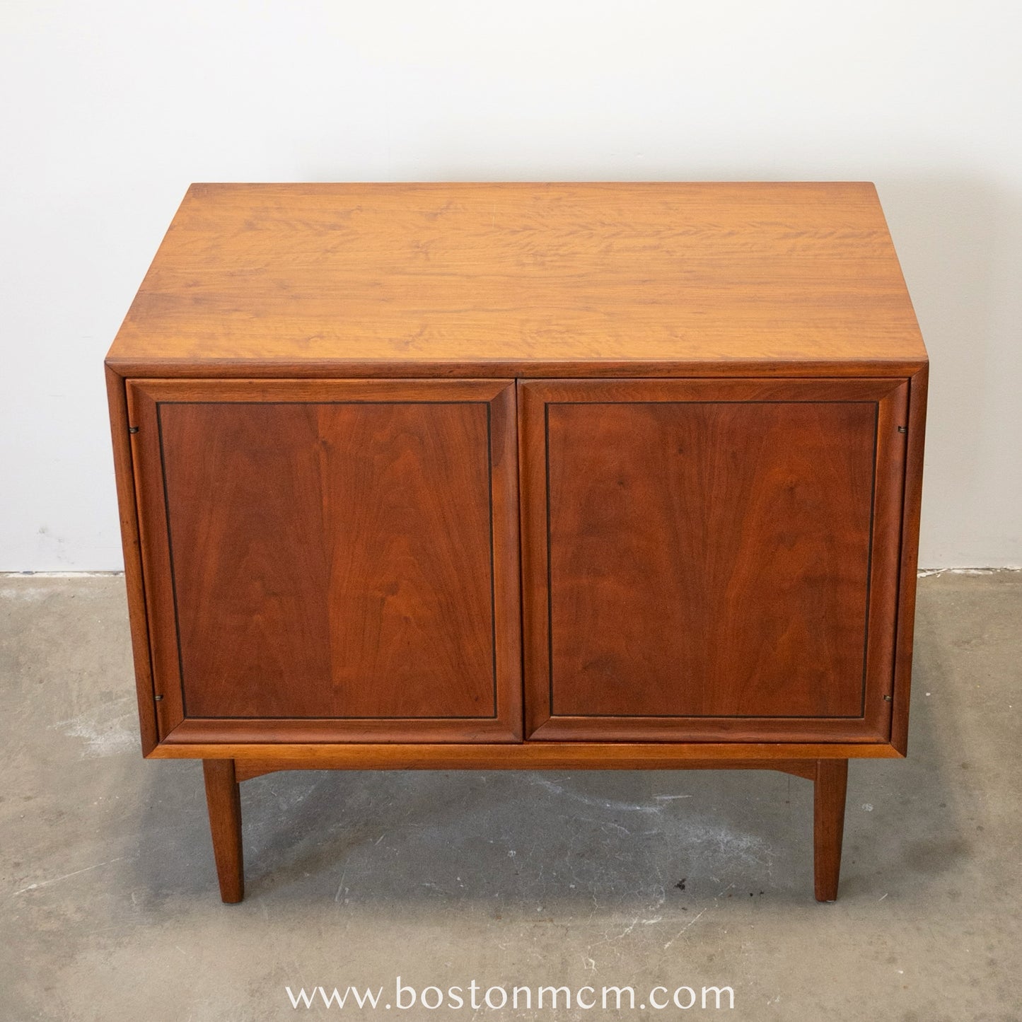 Drexel "Declaration" Walnut Record Cabinet - #A1495