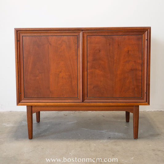 Drexel "Declaration" Walnut Record Cabinet - #A1495