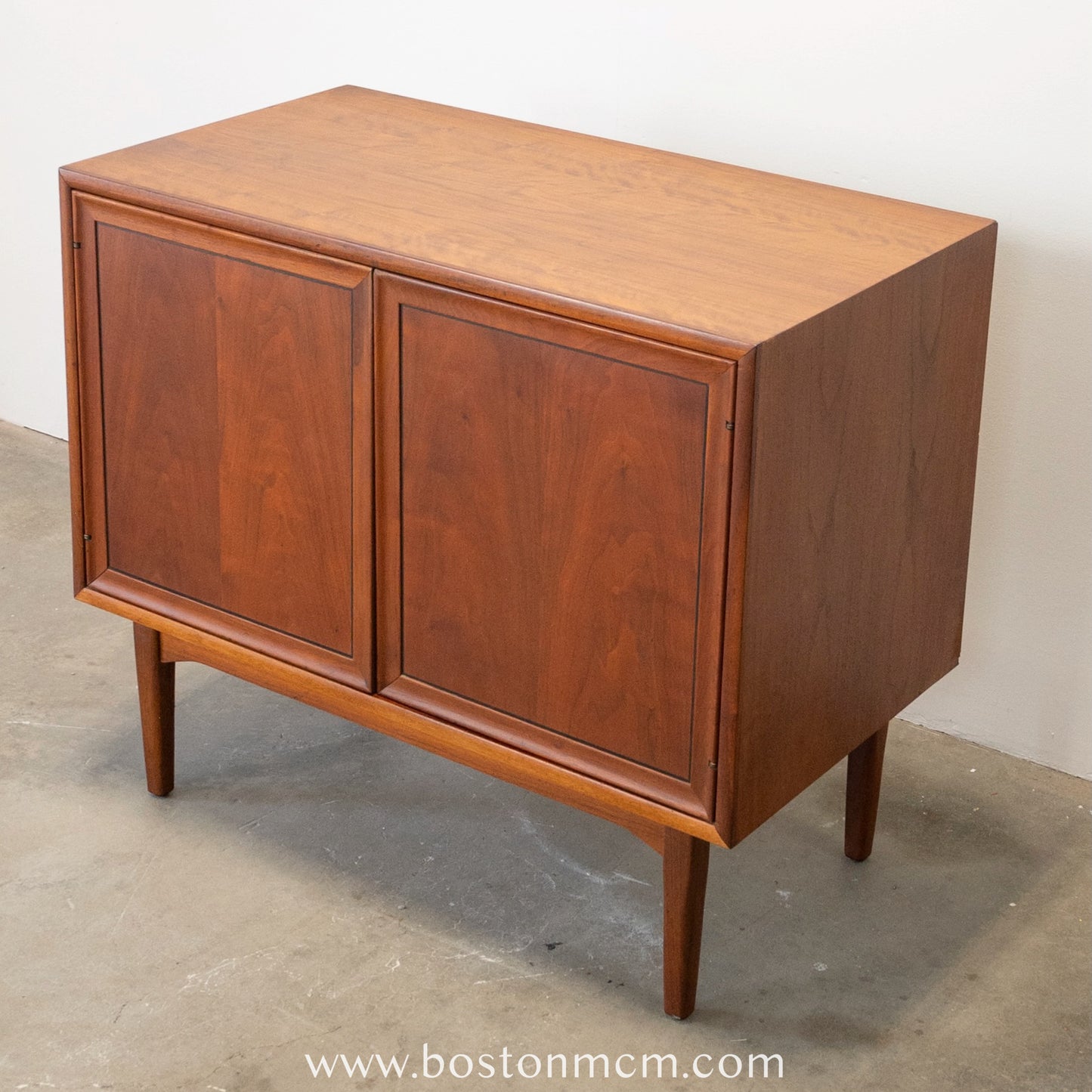 Drexel "Declaration" Walnut Record Cabinet - #A1495