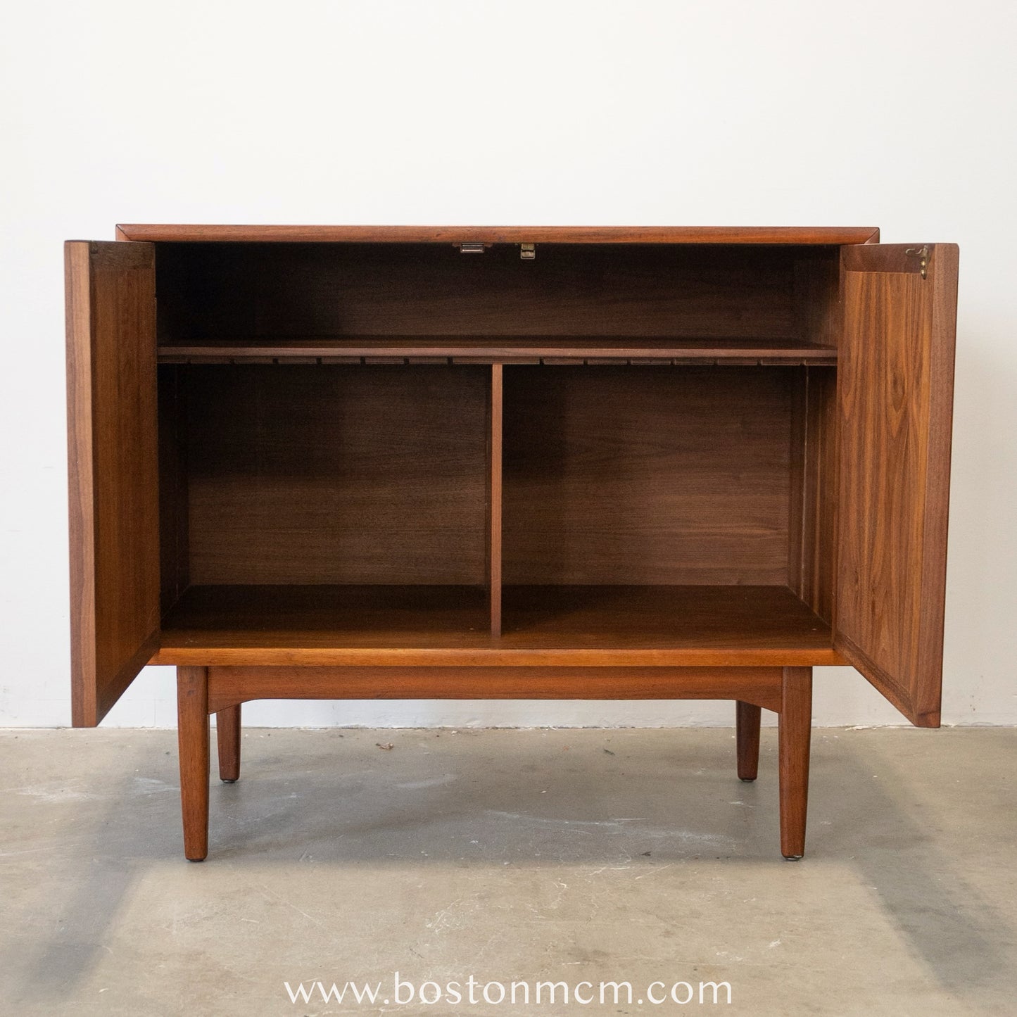 Drexel "Declaration" Walnut Record Cabinet - #A1495