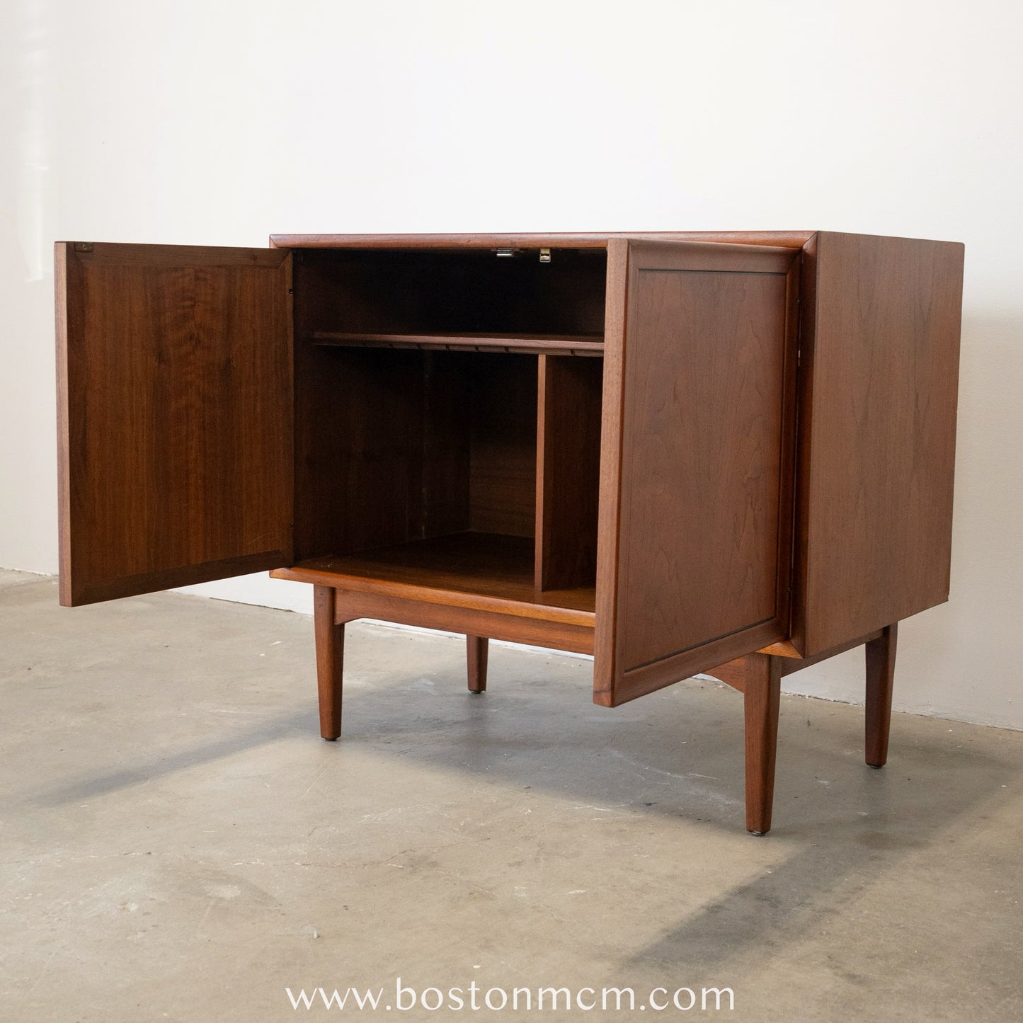 Drexel "Declaration" Walnut Record Cabinet - #A1495