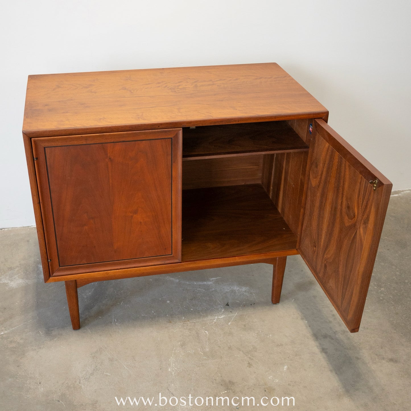 Drexel "Declaration" Walnut Record Cabinet - #A1495