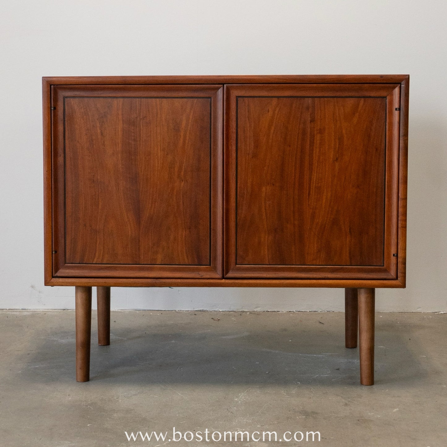 Drexel "Declaration" Walnut Record Cabinet / Small Sideboard - #A1496