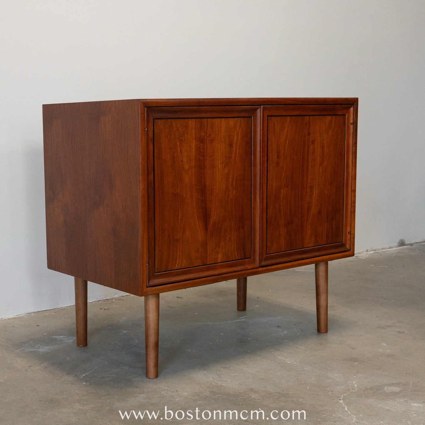 Drexel "Declaration" Walnut Record Cabinet / Small Sideboard - #A1496