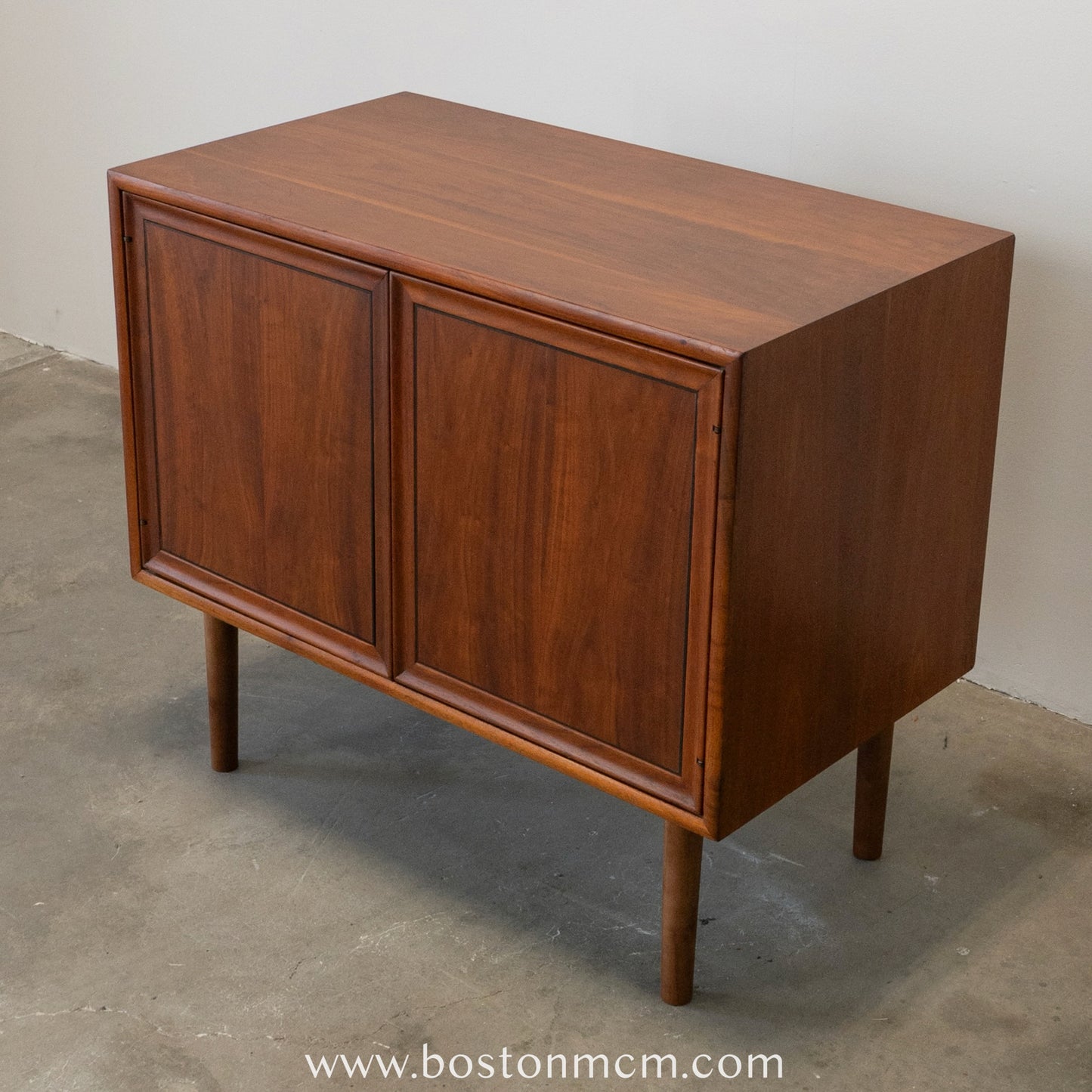 Drexel "Declaration" Walnut Record Cabinet / Small Sideboard - #A1496