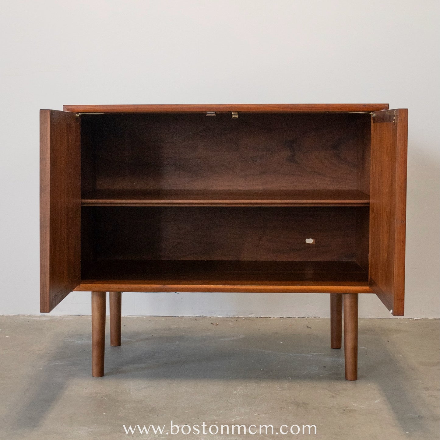 Drexel "Declaration" Walnut Record Cabinet / Small Sideboard - #A1496