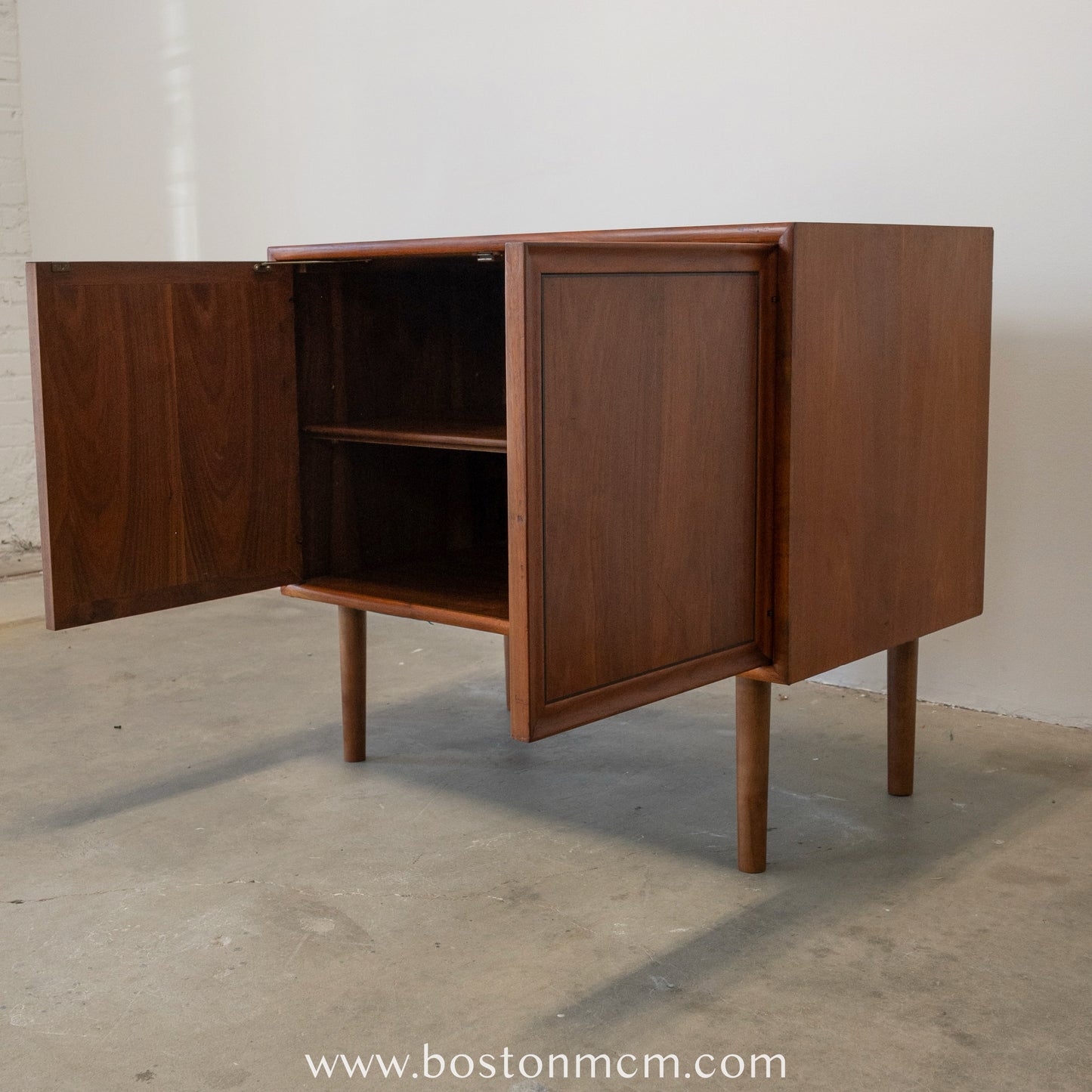 Drexel "Declaration" Walnut Record Cabinet / Small Sideboard - #A1496