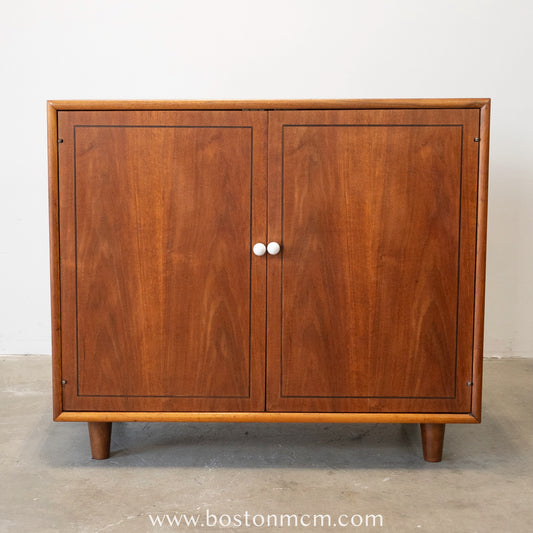 Drexel "Declaration" Walnut Small Cabinet / Sideboard - #A1479