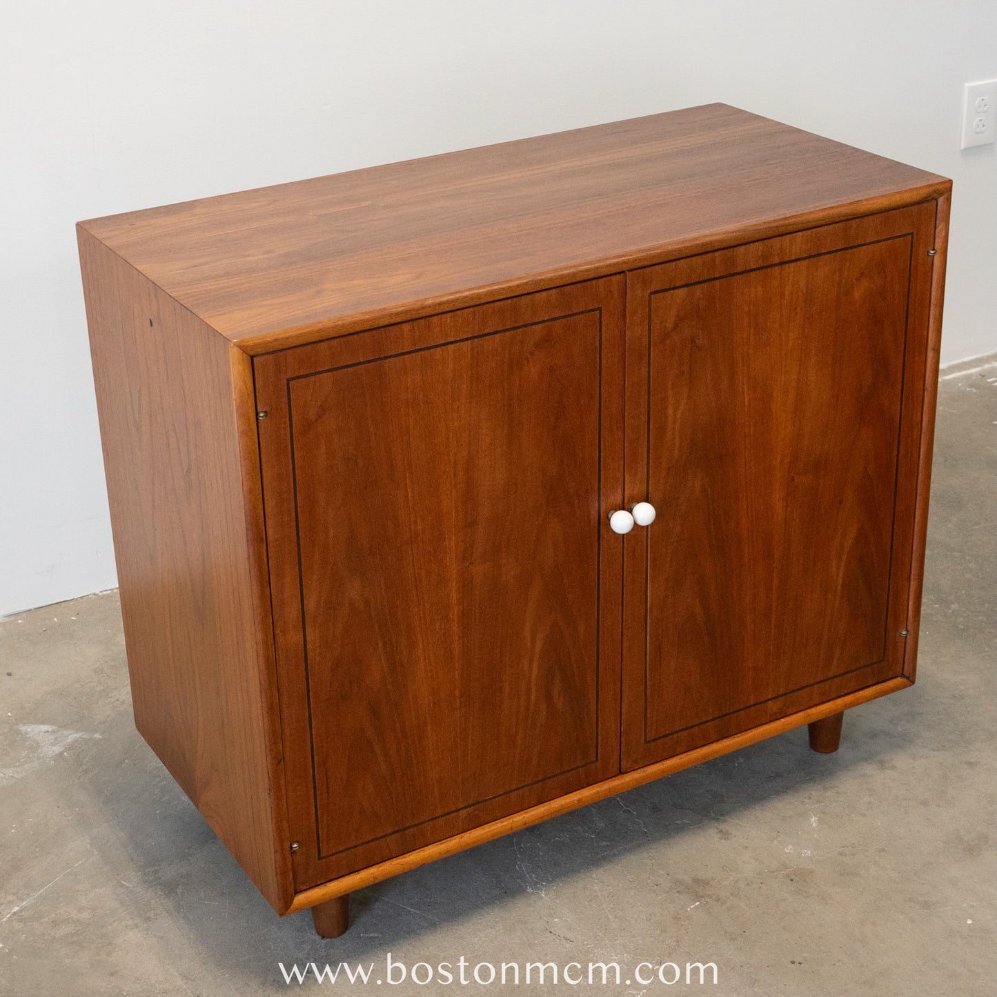 Drexel "Declaration" Walnut Small Cabinet / Sideboard - #A1479