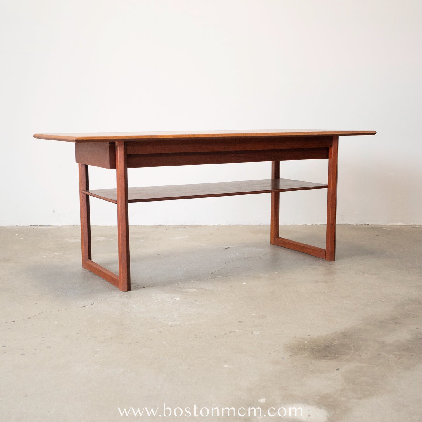 Danish Teak Coffee Table with Drawer #B52