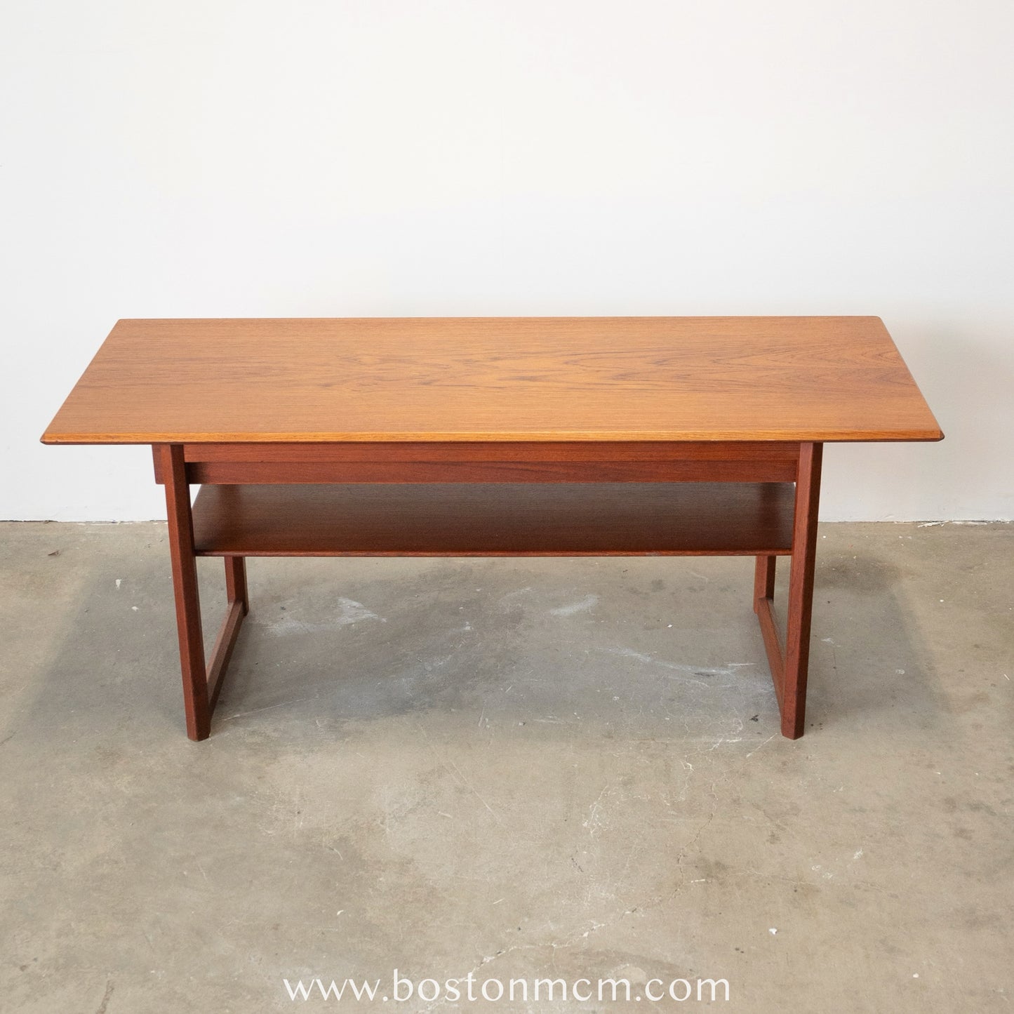 Danish Teak Coffee Table with Drawer #B52