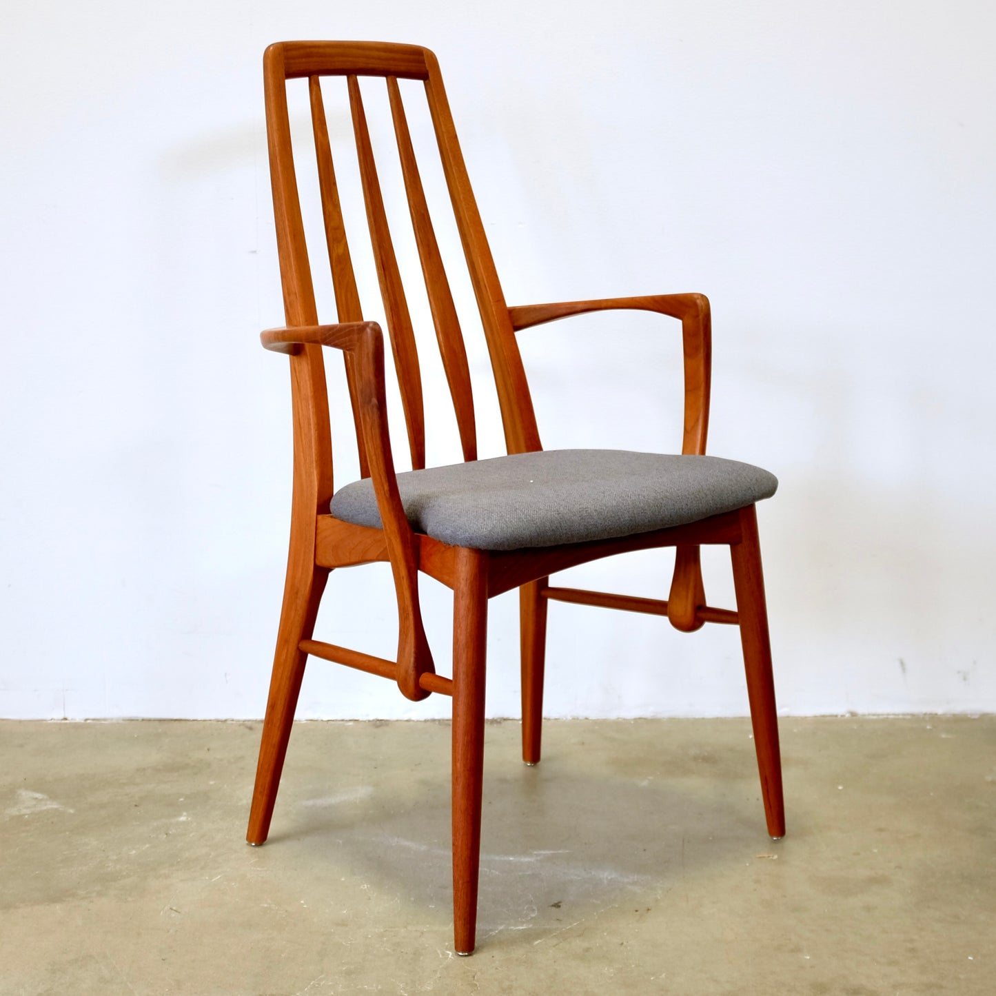 Koefoeds Hornslet "Eva" Teak Dining Armchair - #A1926