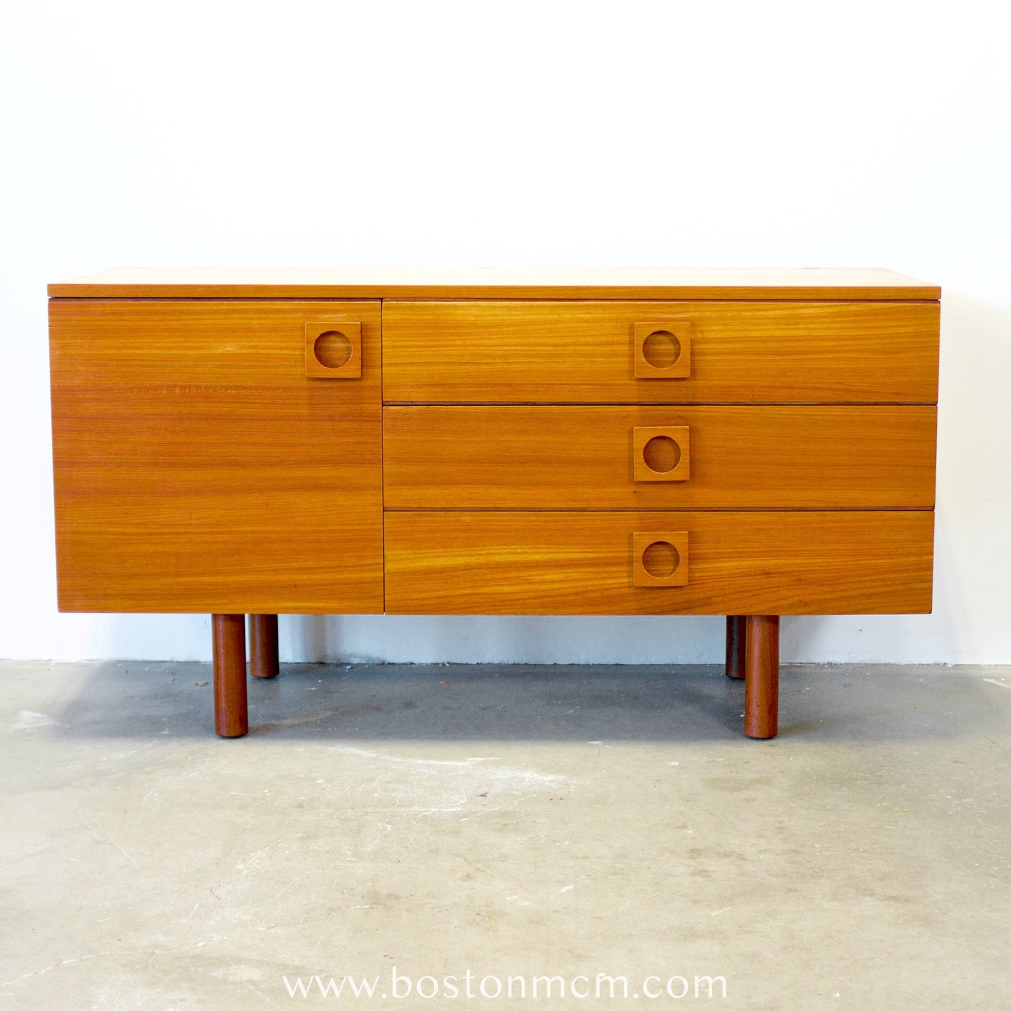 British Teak Low Sideboard / Credenza - #B80