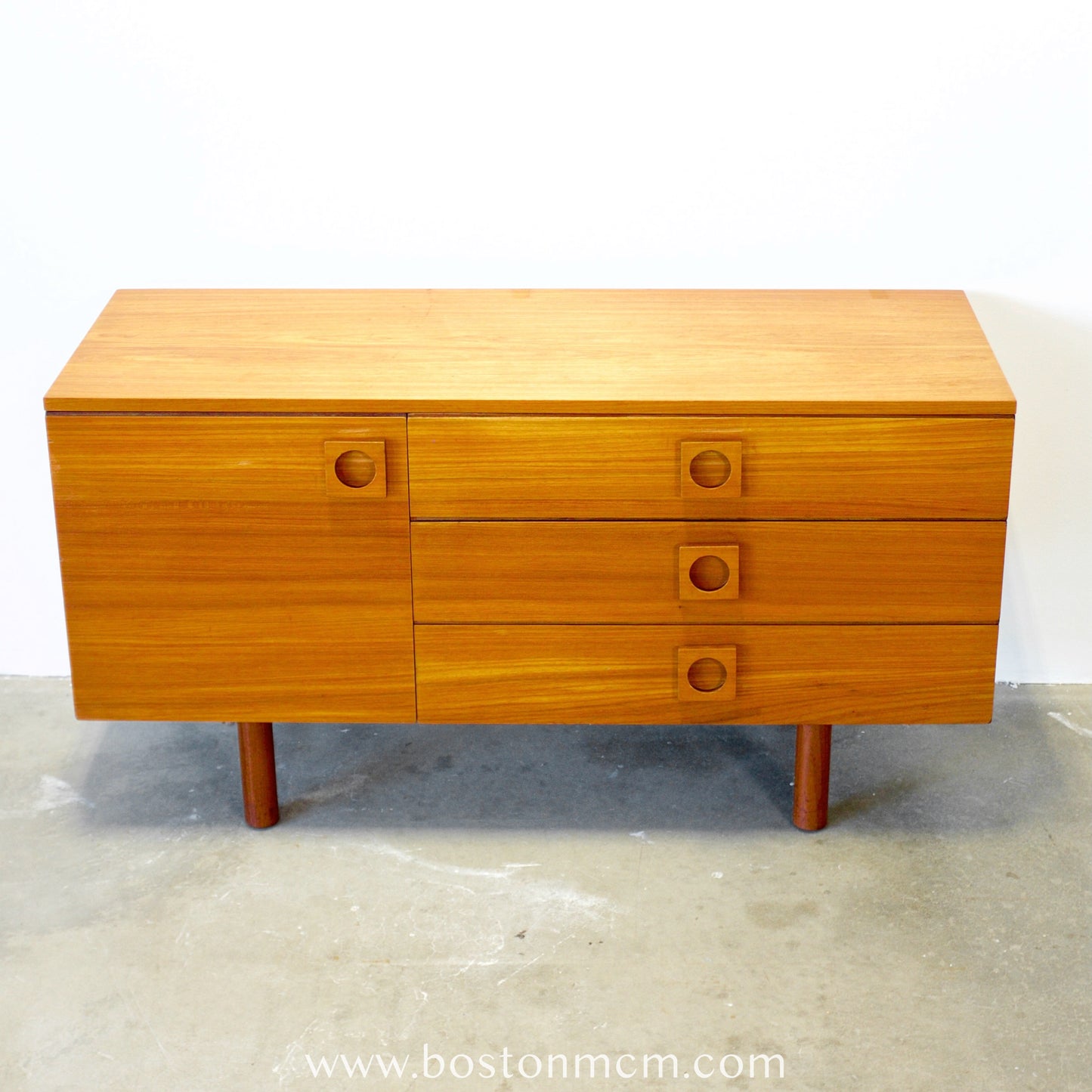 British Teak Low Sideboard / Credenza - #B80