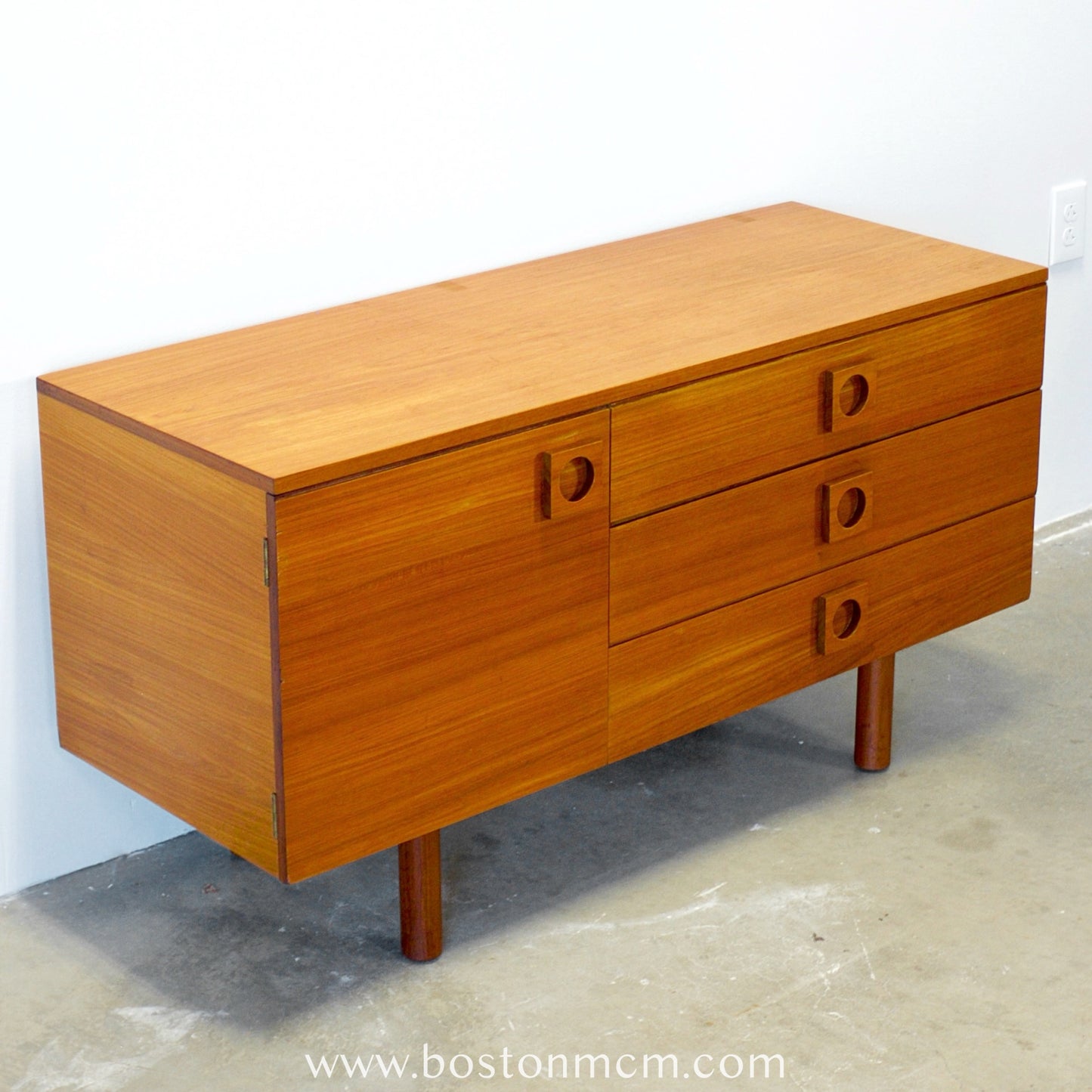 British Teak Low Sideboard / Credenza - #B80