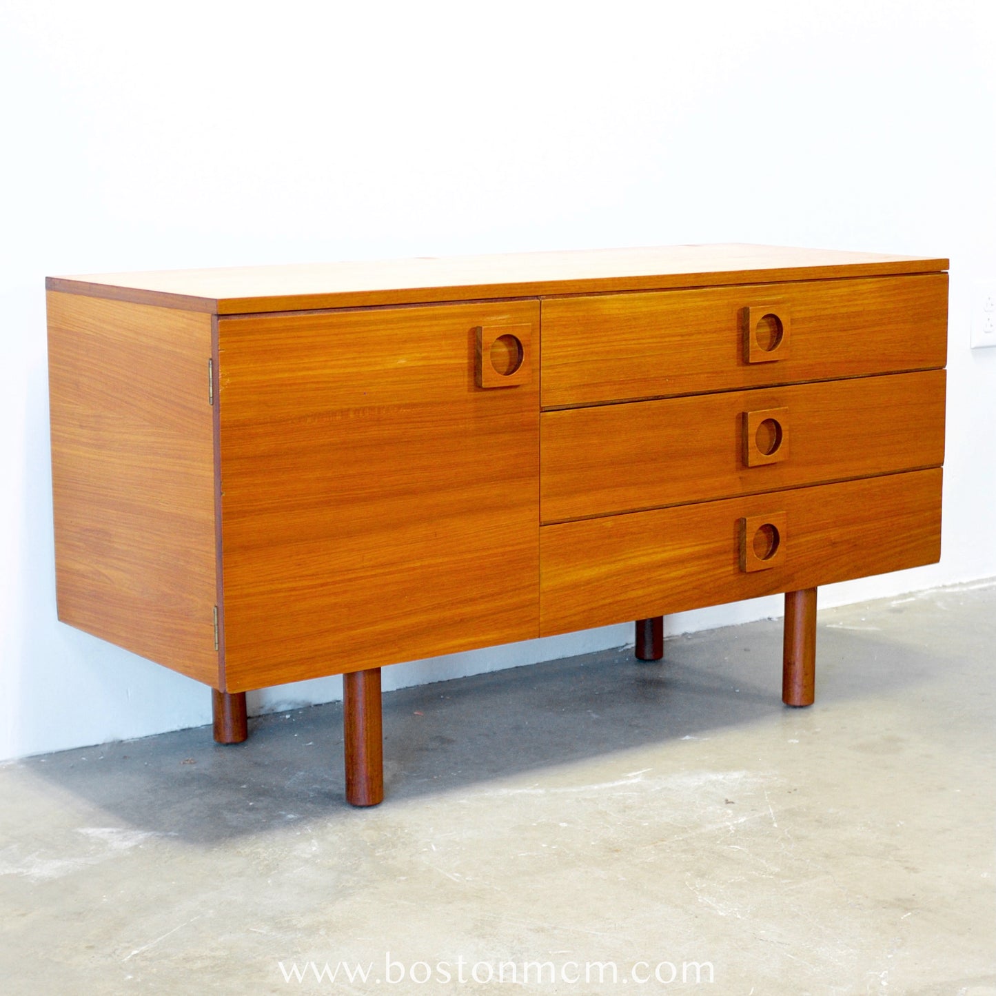 British Teak Low Sideboard / Credenza - #B80