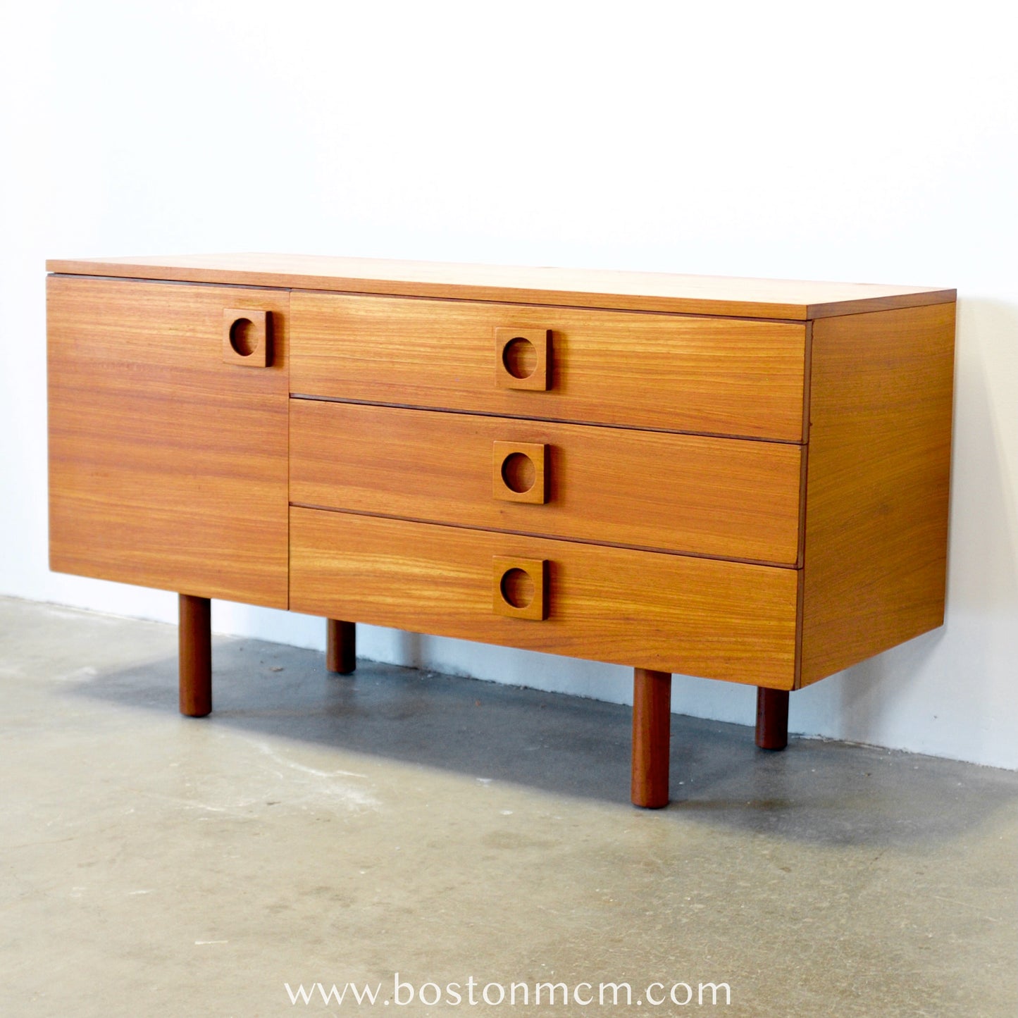 British Teak Low Sideboard / Credenza - #B80