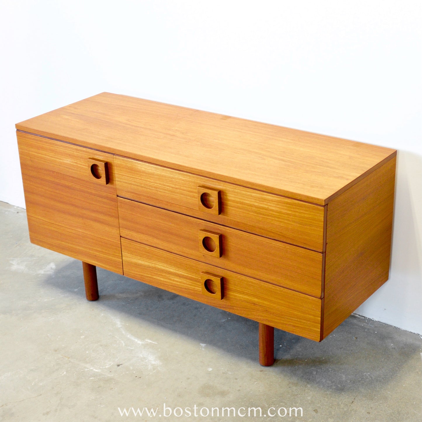 British Teak Low Sideboard / Credenza - #B80