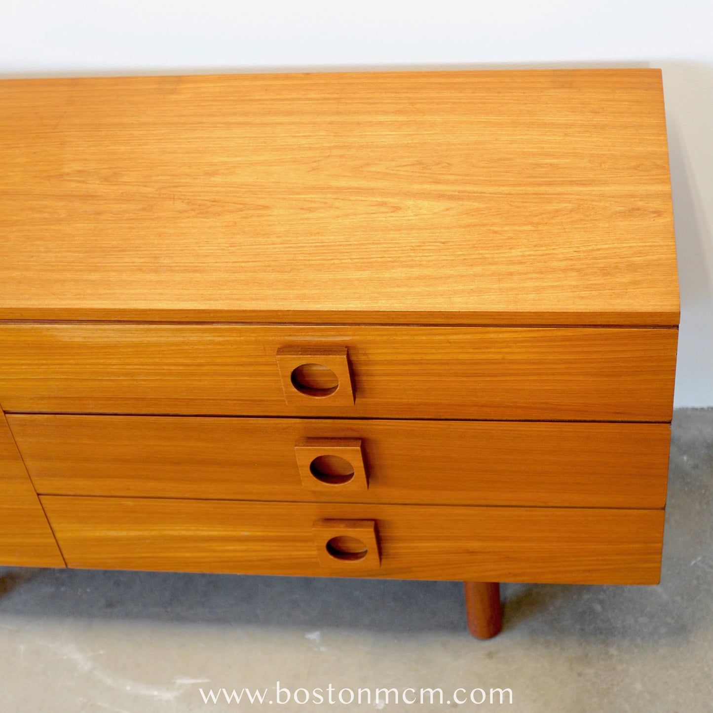 British Teak Low Sideboard / Credenza - #B80